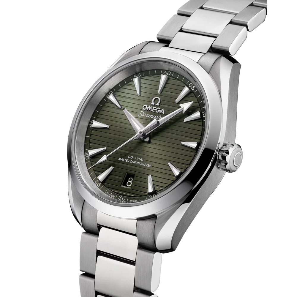 Omega Seamaster Aqua Terra 38mm Green Dial Stainless Steel Bracelet 220.10.38.20.10.003