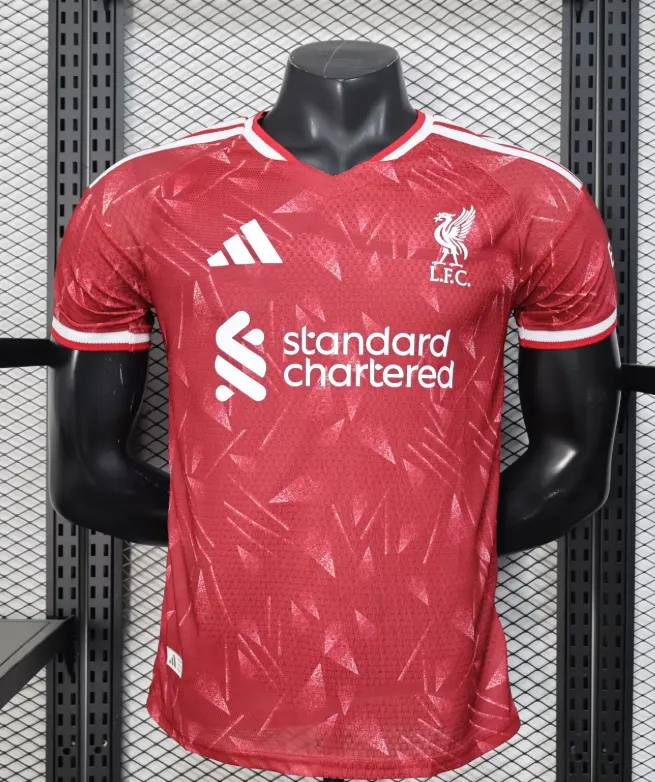 2026/27 Premier League Liverpool Team Home Football Jersey Player Version - JerseyFun
