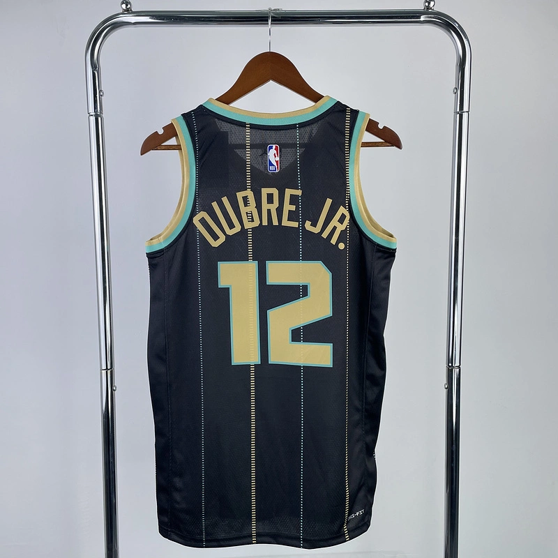2023 NBA Charlotte Hornets (12 OUBRE JR.) Basketball Jersey