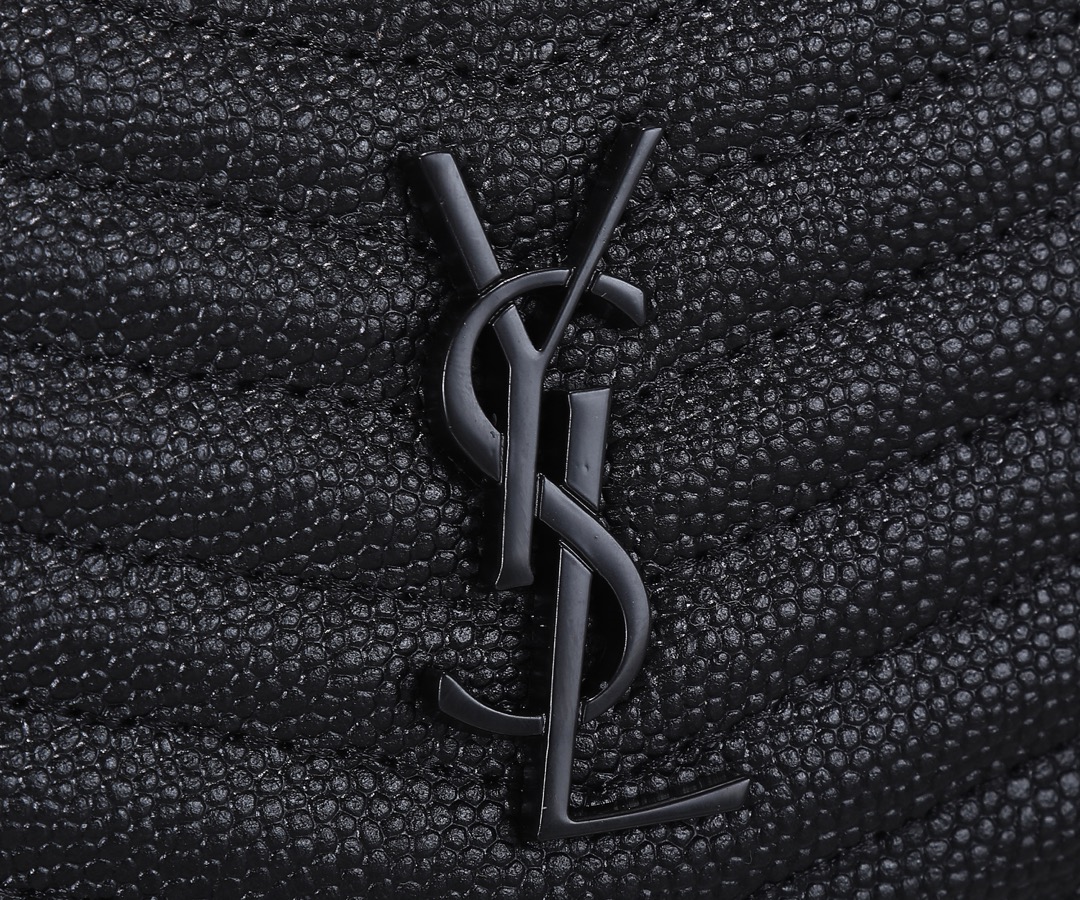 Saint Laurent Lou Camera Bag In Quilted Leather Black 18Cm