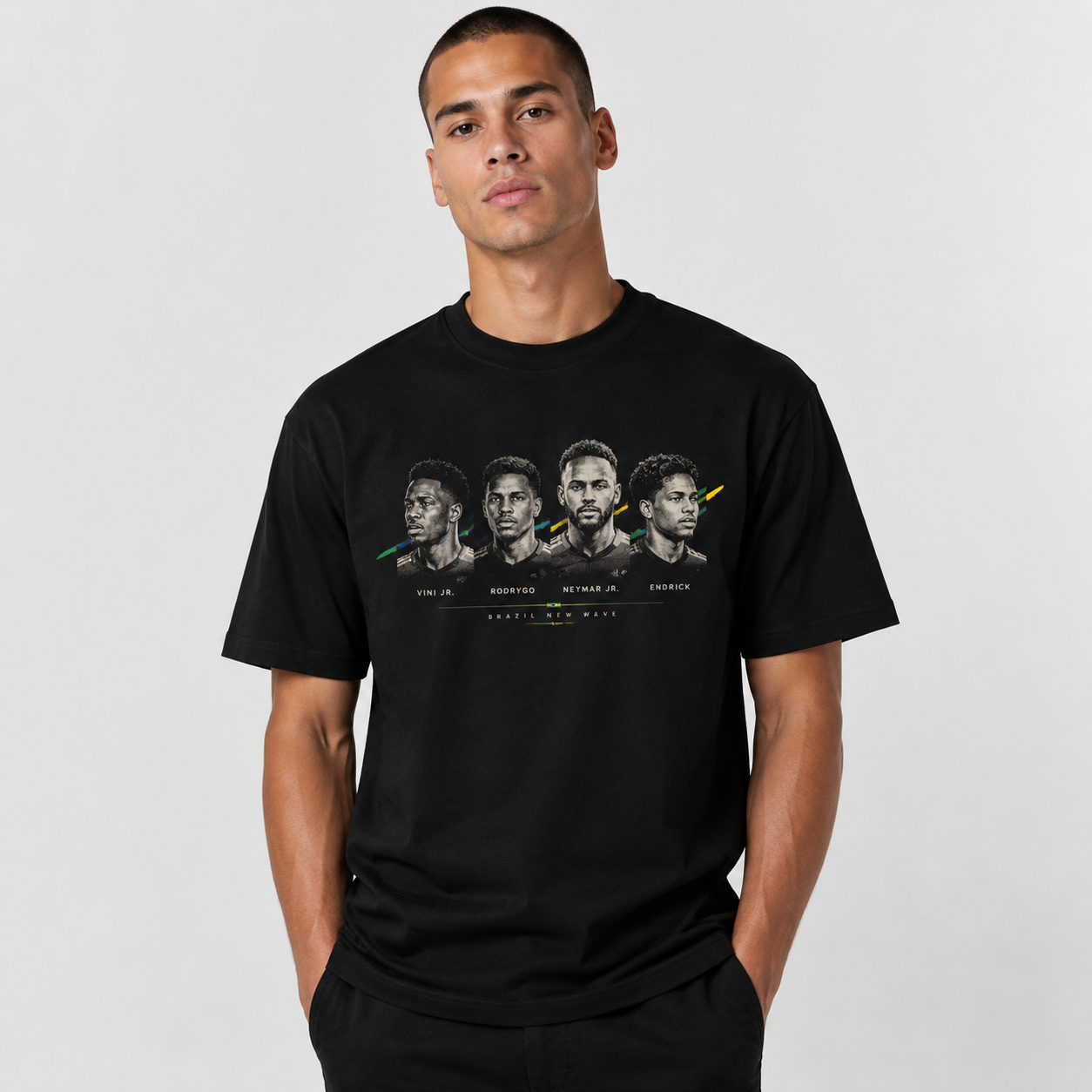 Brazilian Player Pure Cotton T-Shirt – Limited-Time Offer