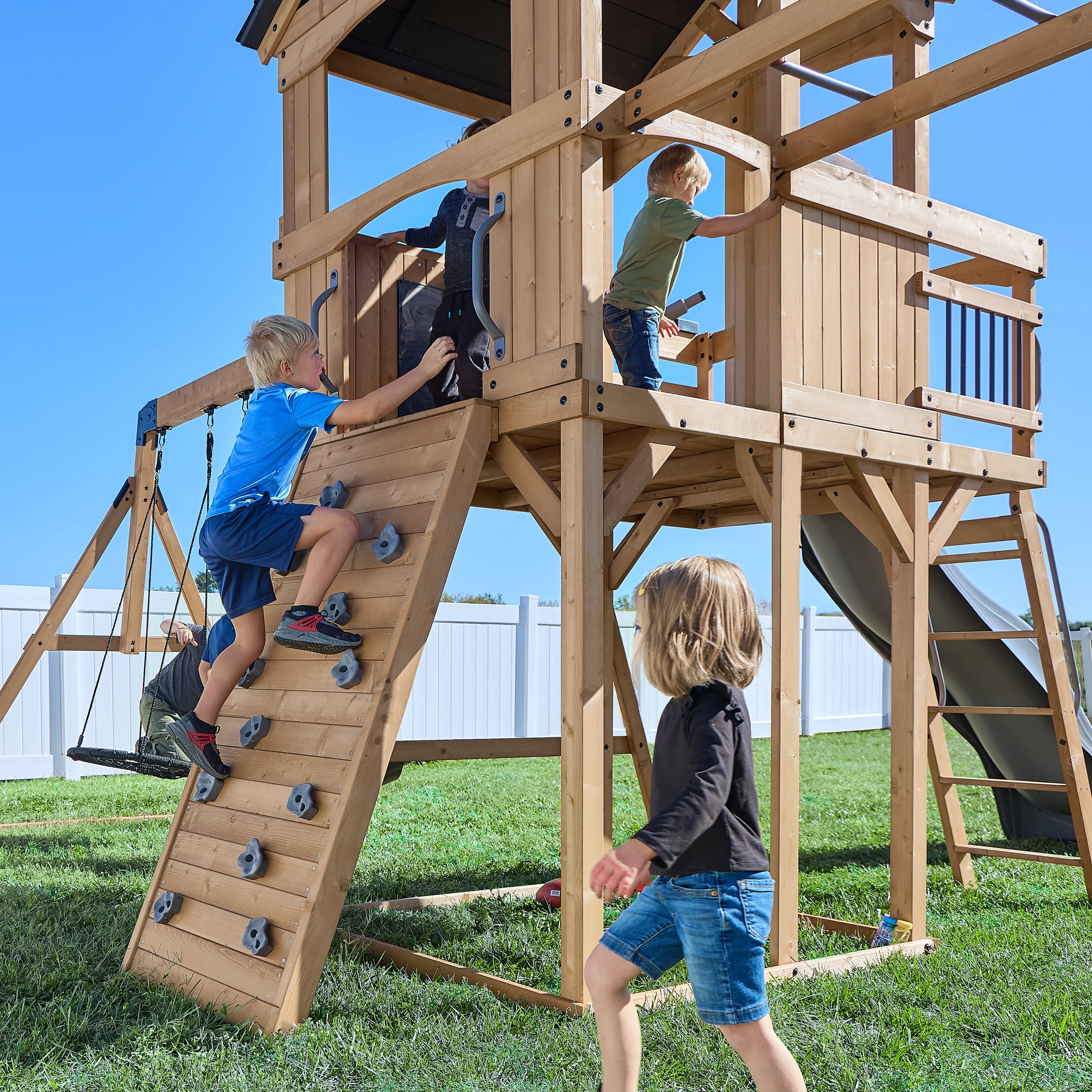 Dover Bay Swing Set with Monkey Bars