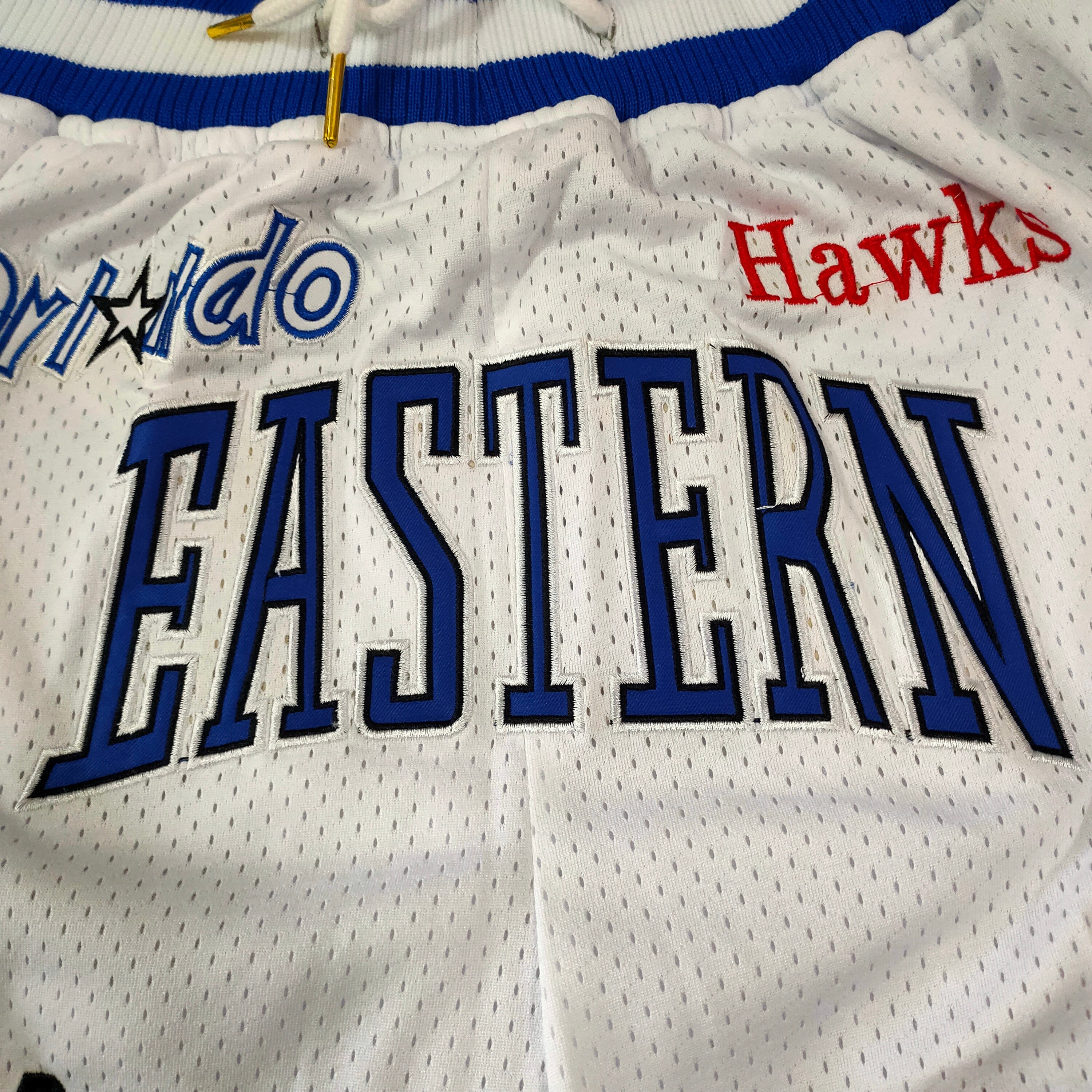 2024 NBA All-Stars Eastern White Full Density Embroidered Pocket Pants