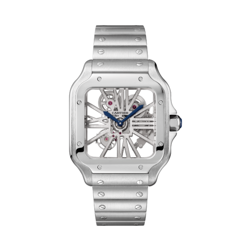 Cartier Santos Collection  New Complete De Cartier Skeleton Set