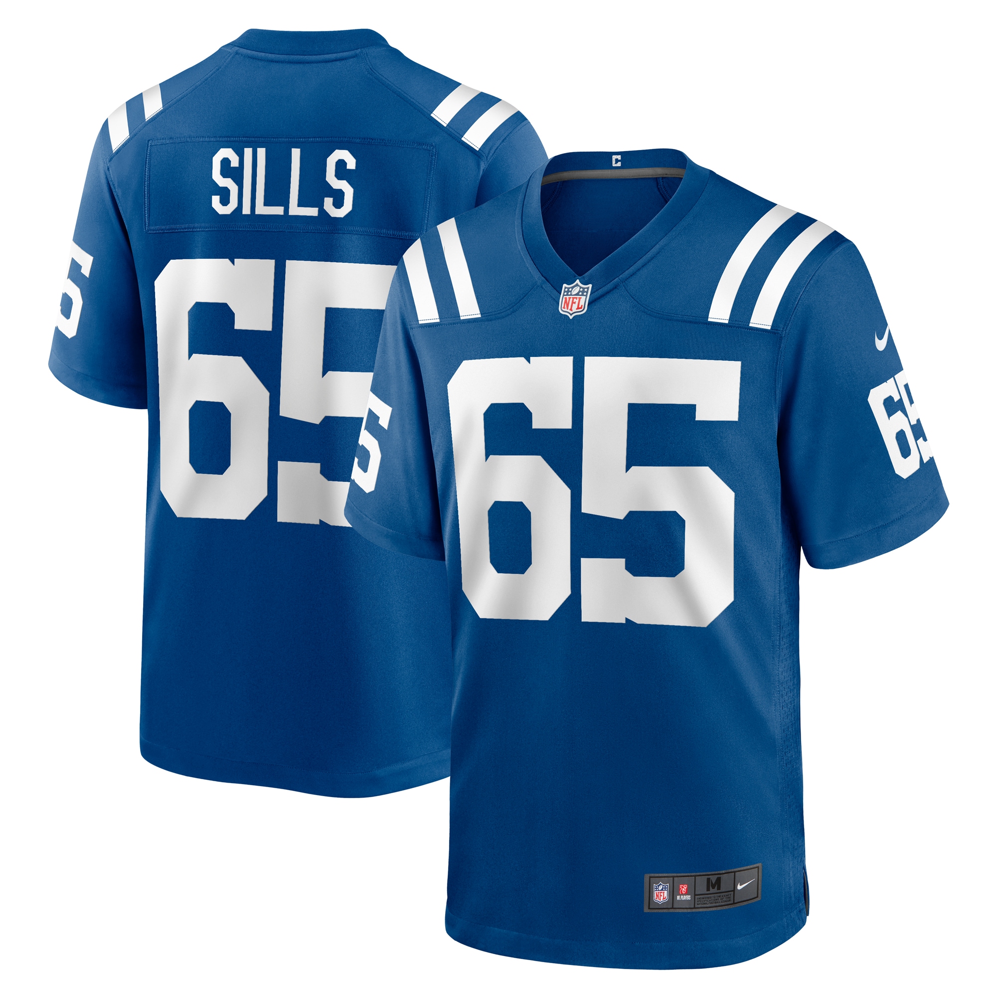 Josh Sills Indianapolis Colts Nike Team Game Jersey -  Royal