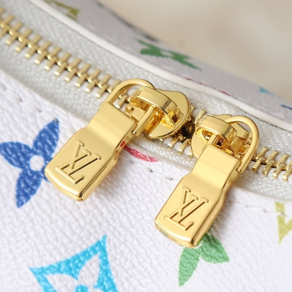 Louis Vuitton X Takashi Murakami Boulogne PM White 26m M27790