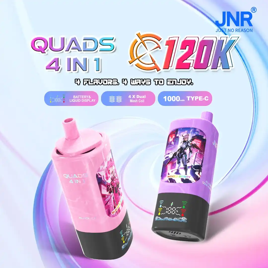 JNR Quads 4-in-1 120.000 Puffs Disposable Vape