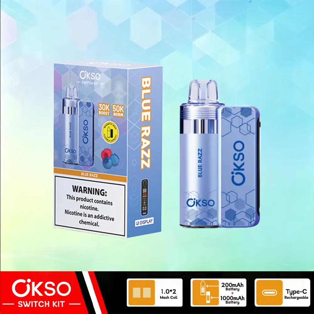 OKSO Switch Kit 50000 – 50K Puffs Dual Mode Replaceable Pod Disposable Vape
