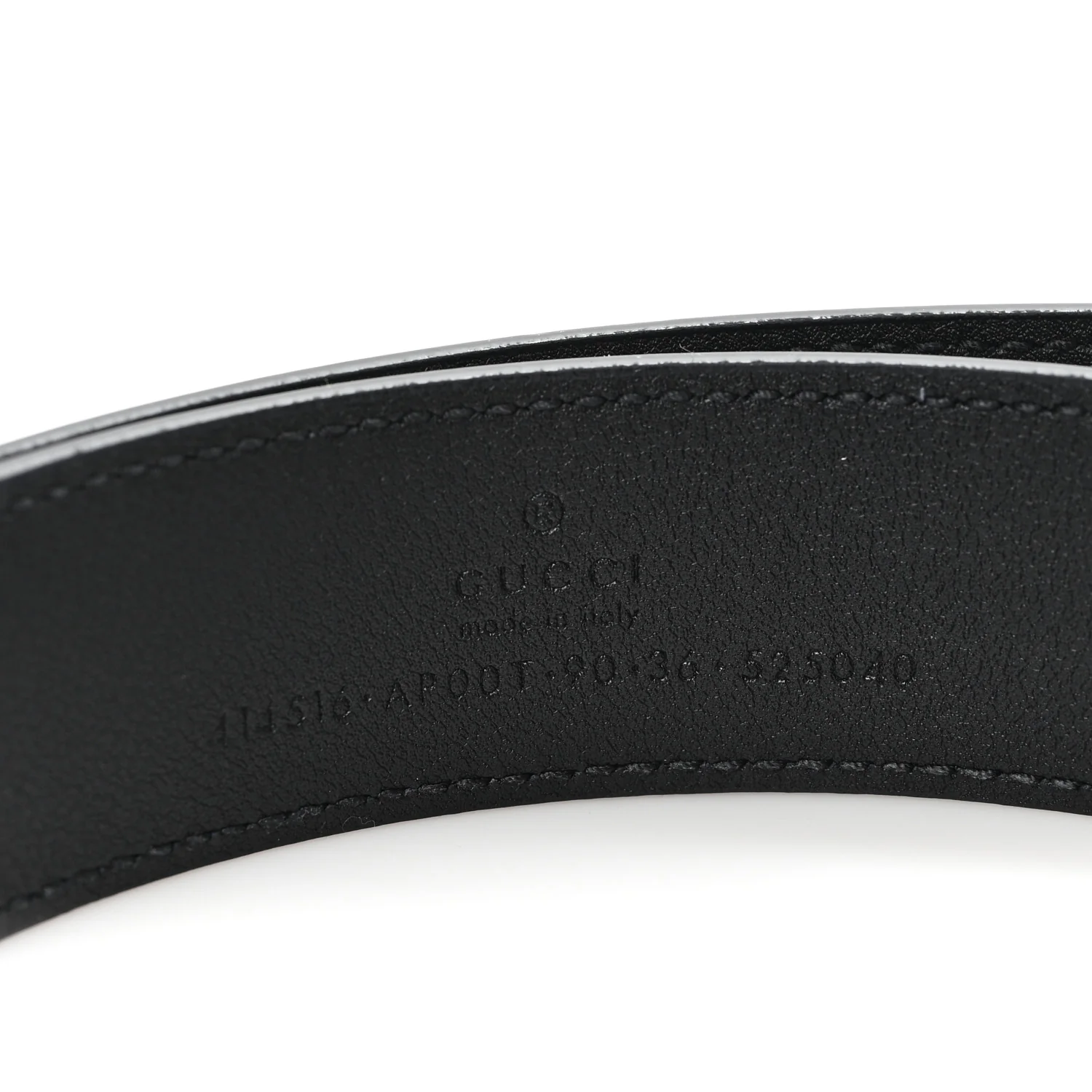 Calfskin Double G 30mm Belt 90 36 Black