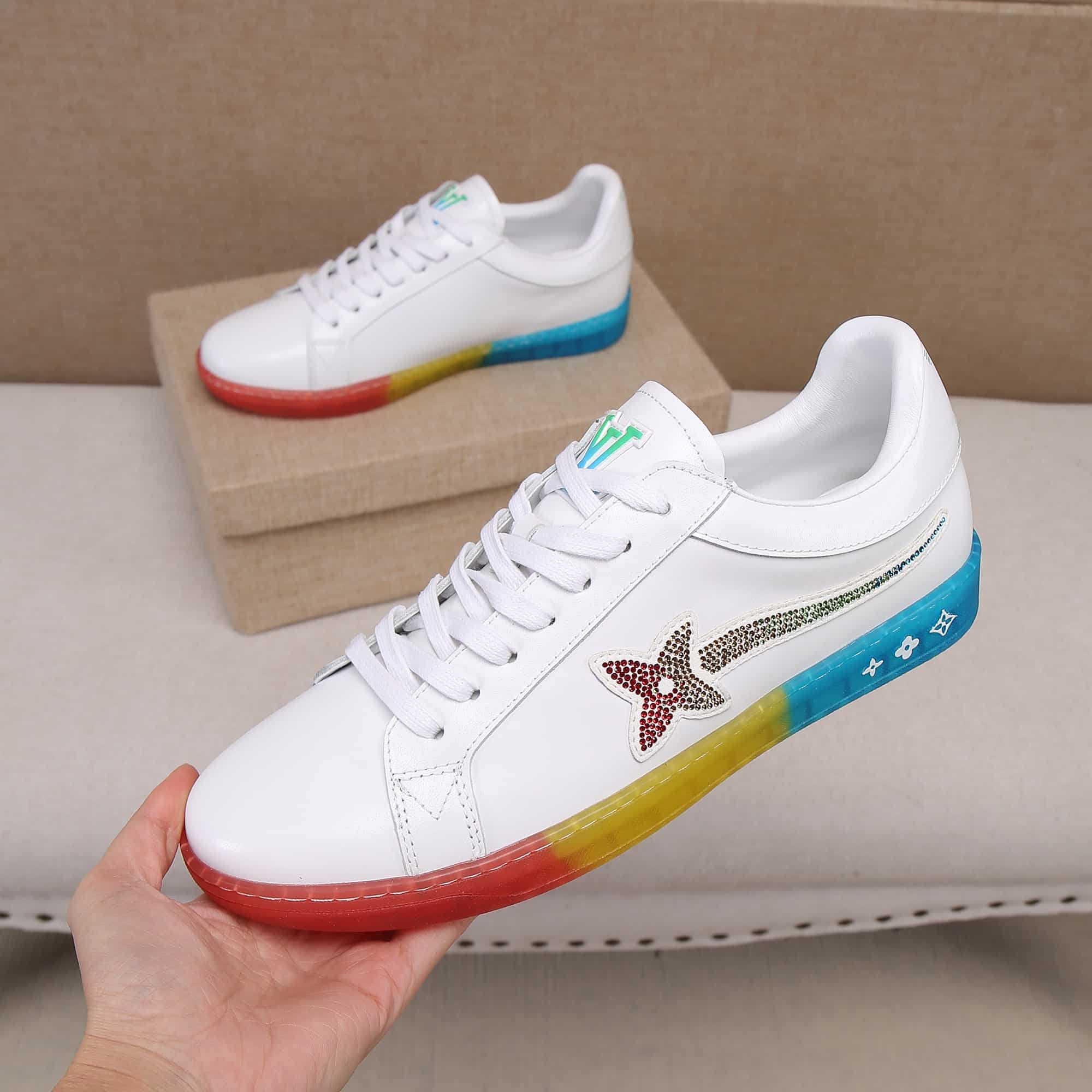Louis Vuitton Luxembourg Samothrace Sneaker White 1A9G05
