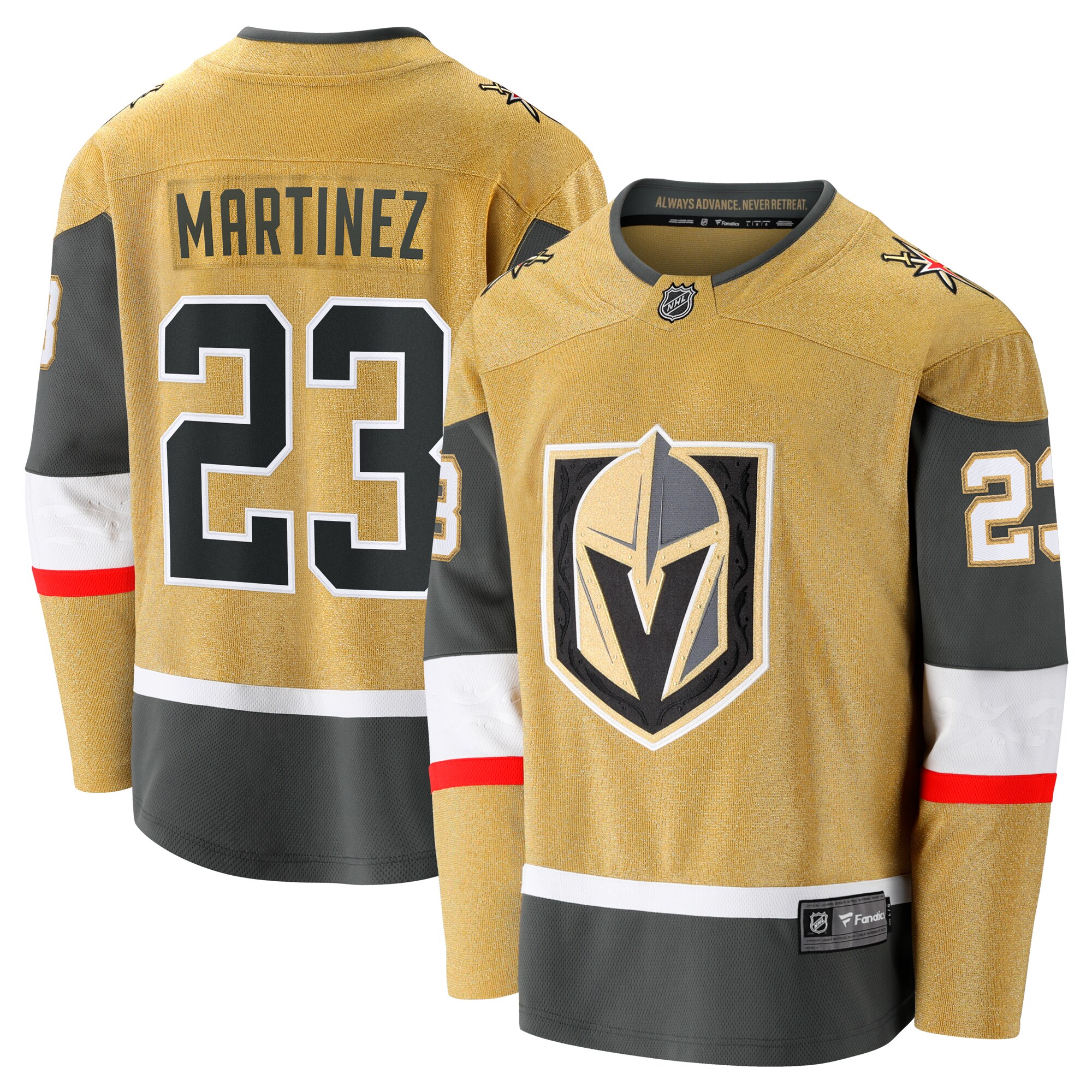Alec Martinez Vegas Golden Knights Fanatics Home Breakaway Jersey – Gold