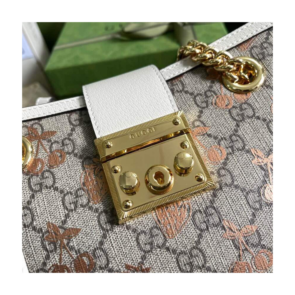 Gucci Padlock Small Berry Tote Bag
