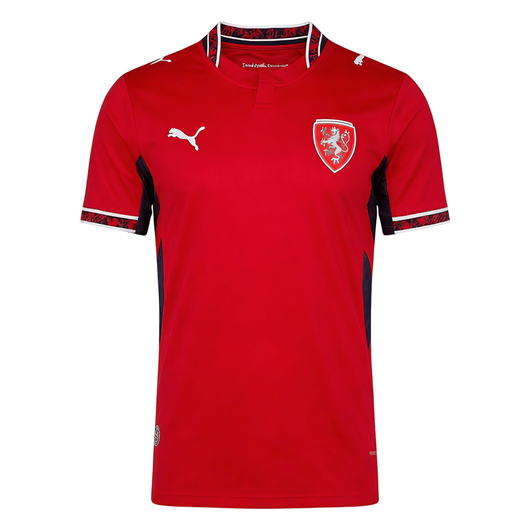 World Cup 2026 Czech Republic Team Home Football Jersey Player Version