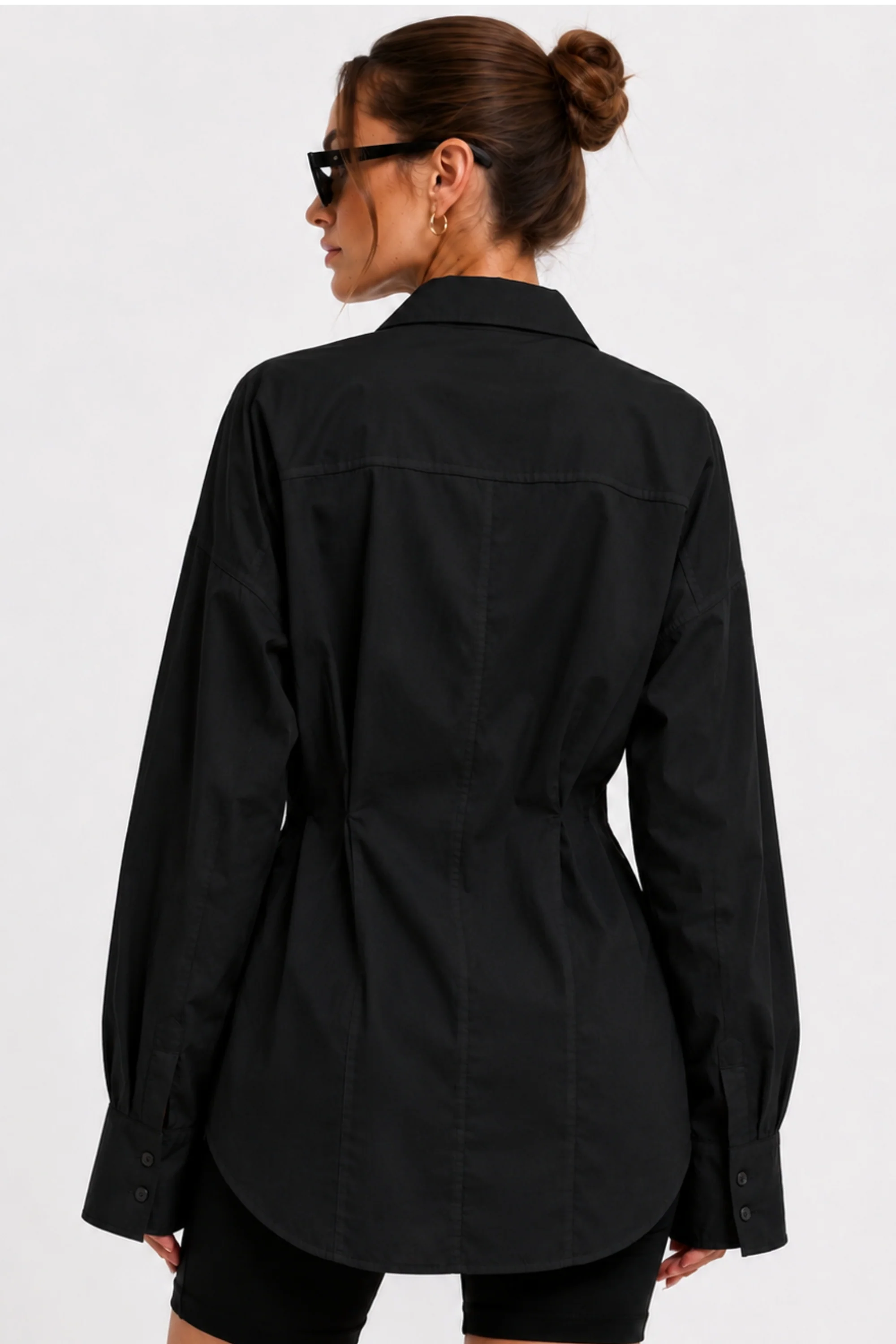 Black Belted Statement Shirt