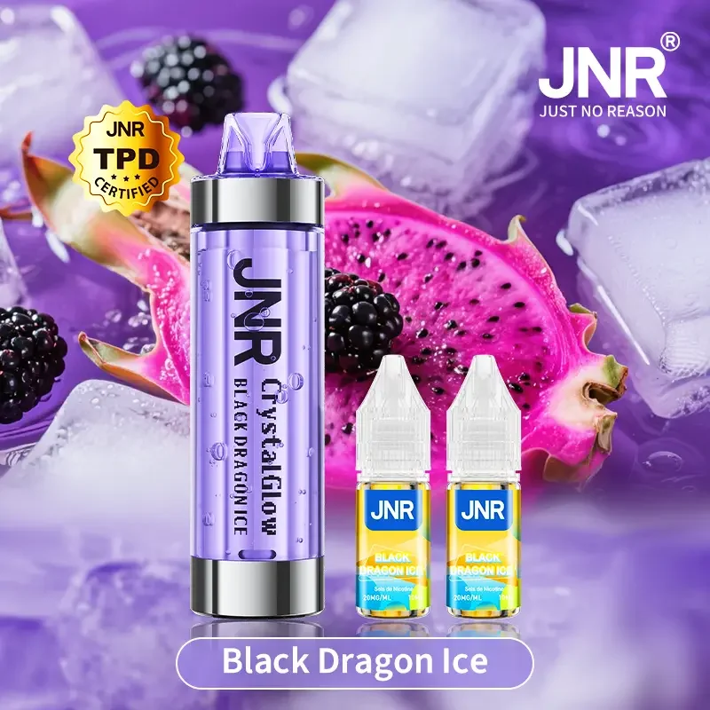 JNR Crystal Glow 33K Puffs - Kit Pod Remplissable et Rechargeable