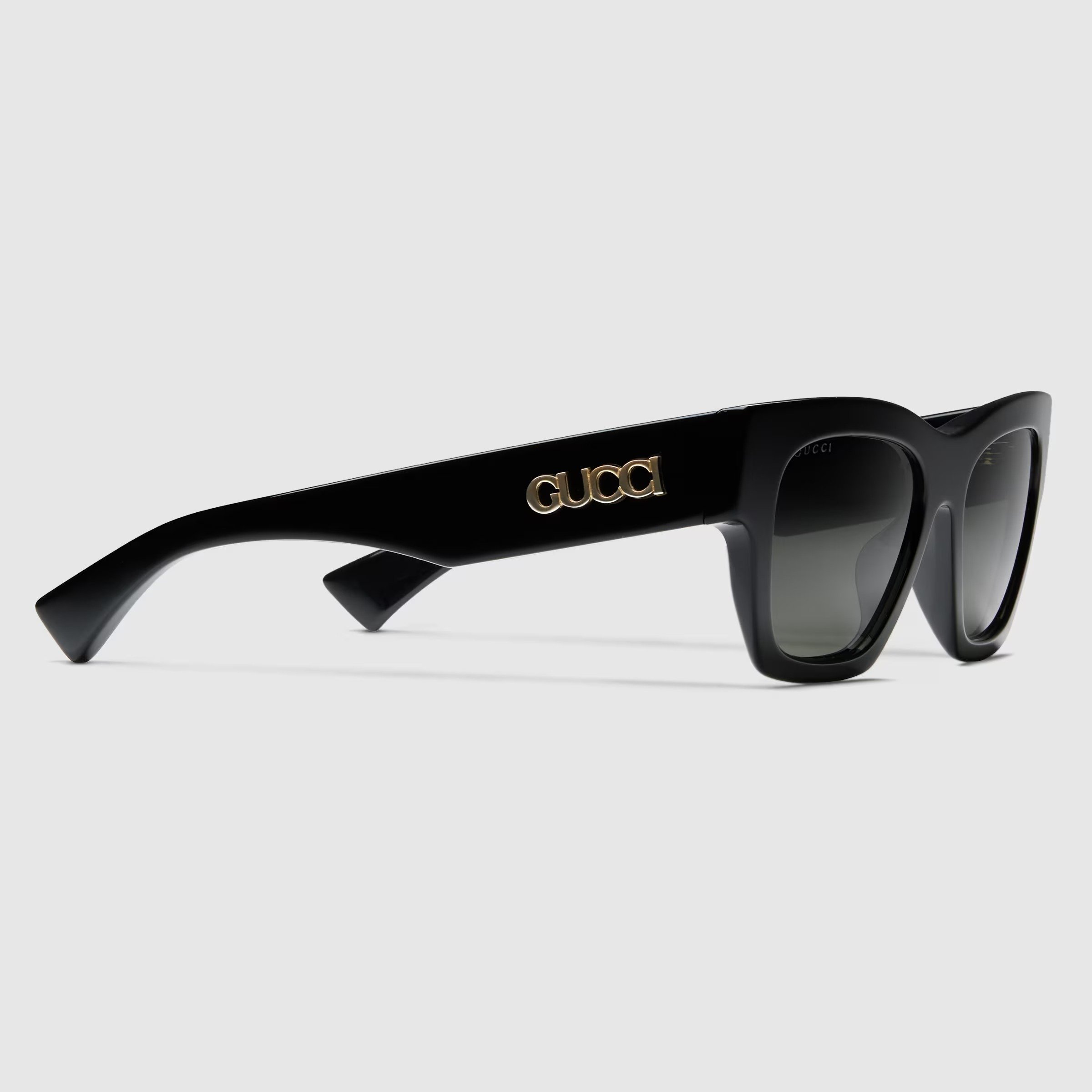 Gucci Black Rectangular Frame Sunglasses GG1835S
