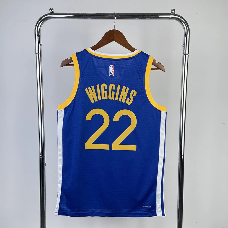 2023 NBA Golden State Warriors 22 WIGGINS Basketball Jersey