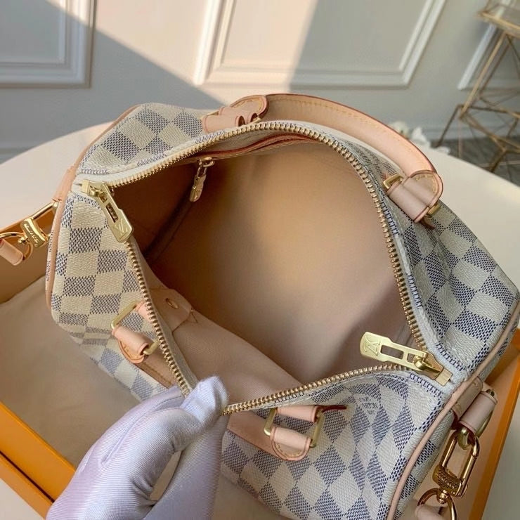 Louis Vuitton Speedy Bandoulière 30 Damier Azur 30cm N41370