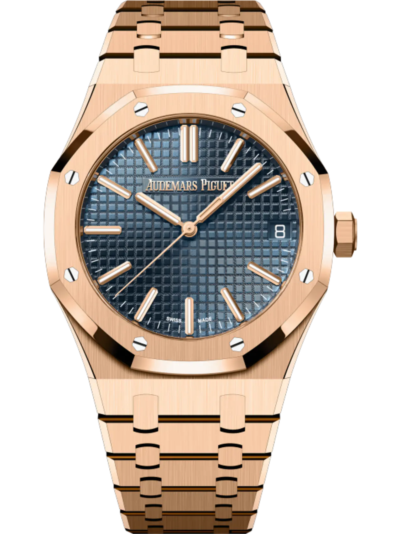 Audemars Piguet ROYAL OAK Pink Gold “Night Blue Cloud 50” Dial 41mm 15510OR.OO.1320OR.03