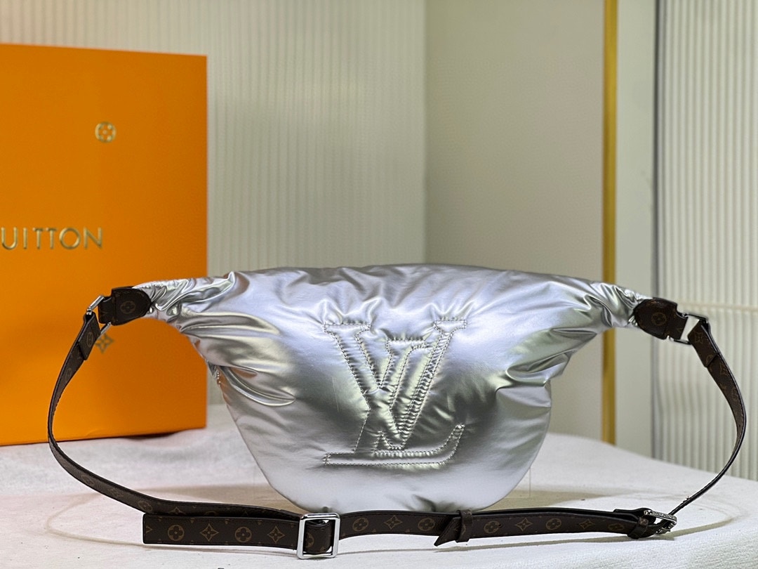 Louis Vuitton Maxi Bumbag Silver 44Cm M20971