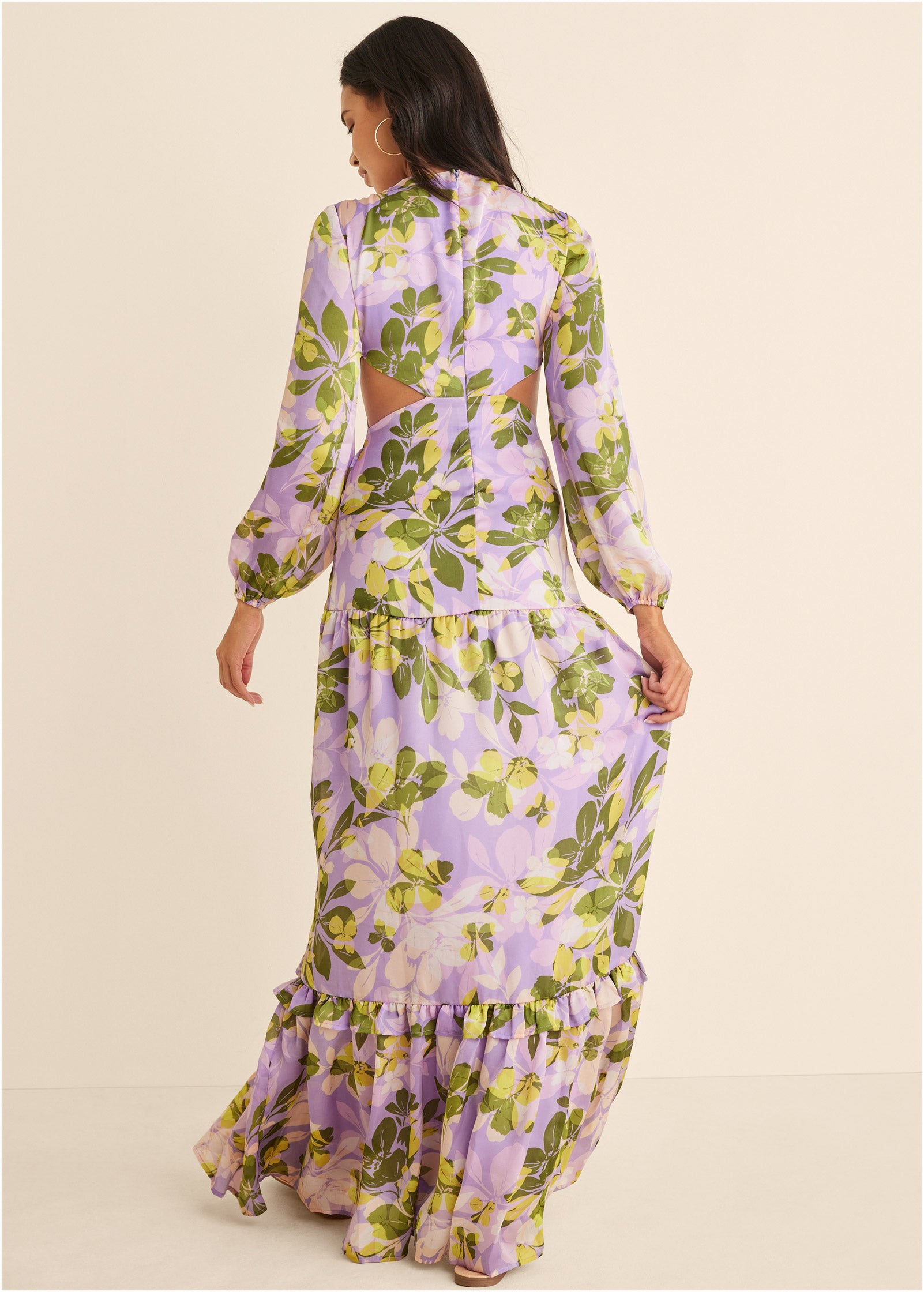 Sherbet Satin Maxi Dress – Fathoms Below Floral