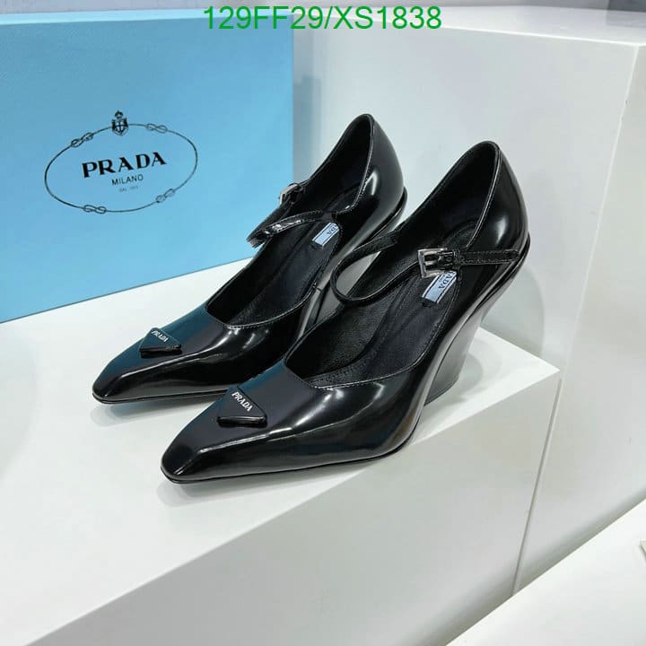 Prada Modellerie Leather Mary Jane Pumps In Nero Black