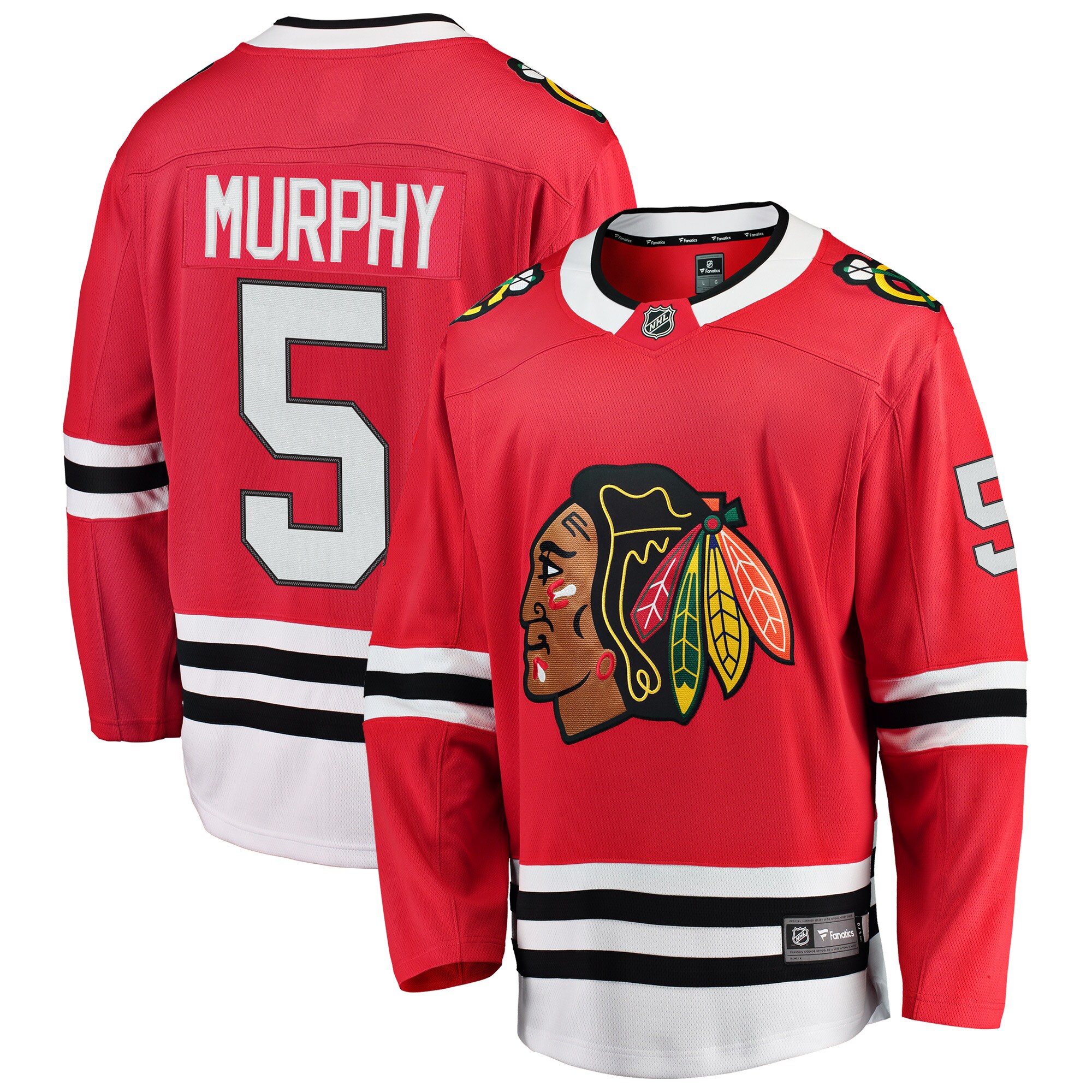 Connor Murphy Chicago Blackhawks Breakaway Player Jersey – Red