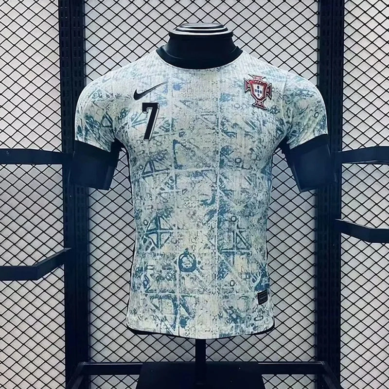 Player 2024-25 Portugal Euro Away RONALDO BERNARDO G. RAMOS B.FERNANDES PEPE R. LEÃO Football jersey