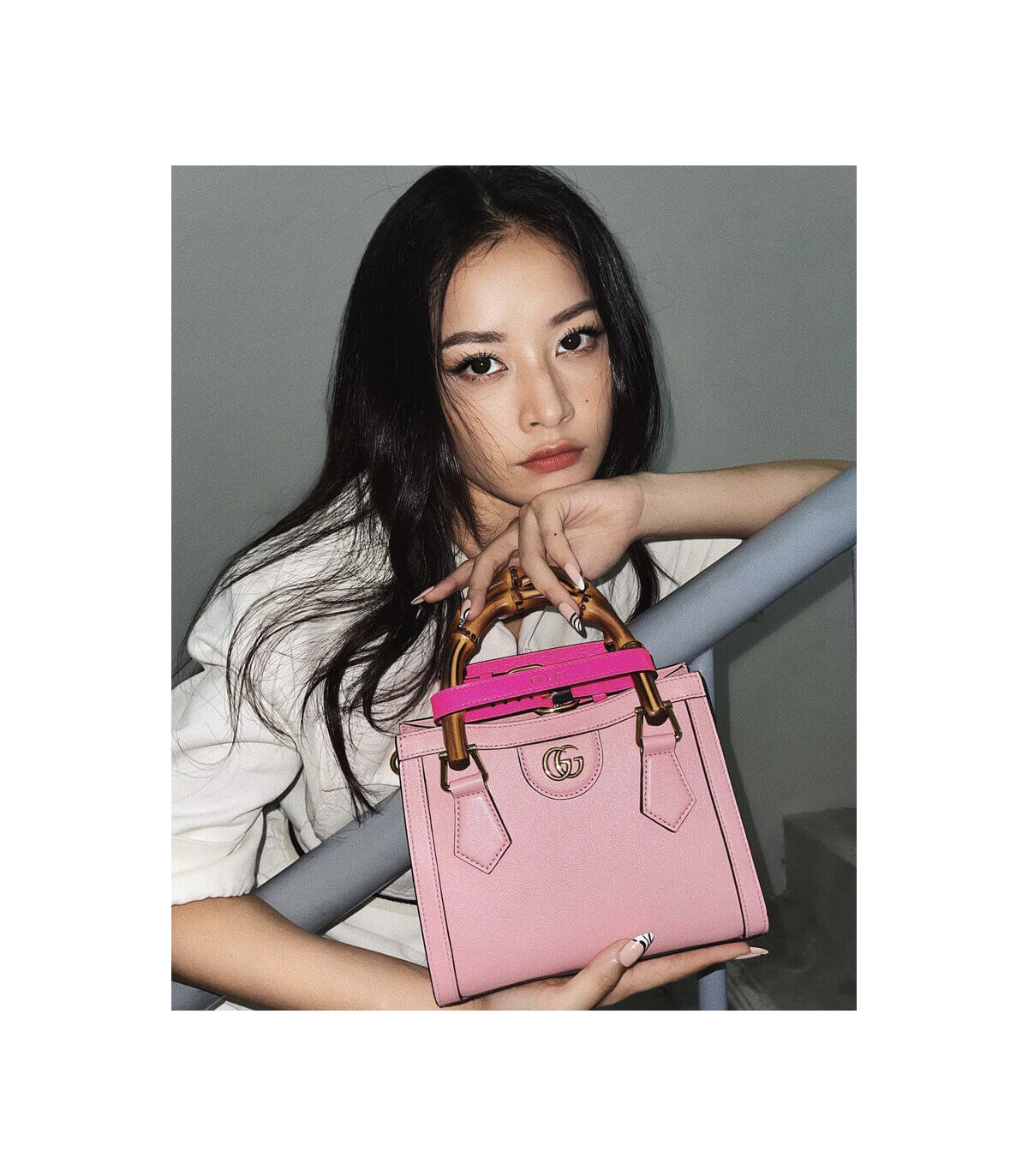 Gucci Diana Mini Tote Bag Pink