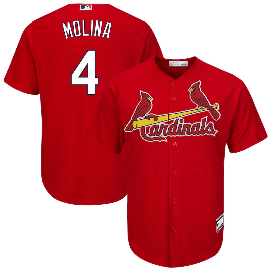 Yadier Molina St. Louis Cardinals Big&Tall Player Jersey Red