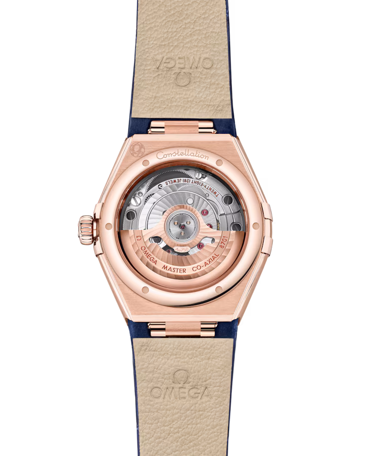 Omega Constellation Ladies' Selection 29mm Sedna™ gold on leather strap 131.58.29.20.99.006