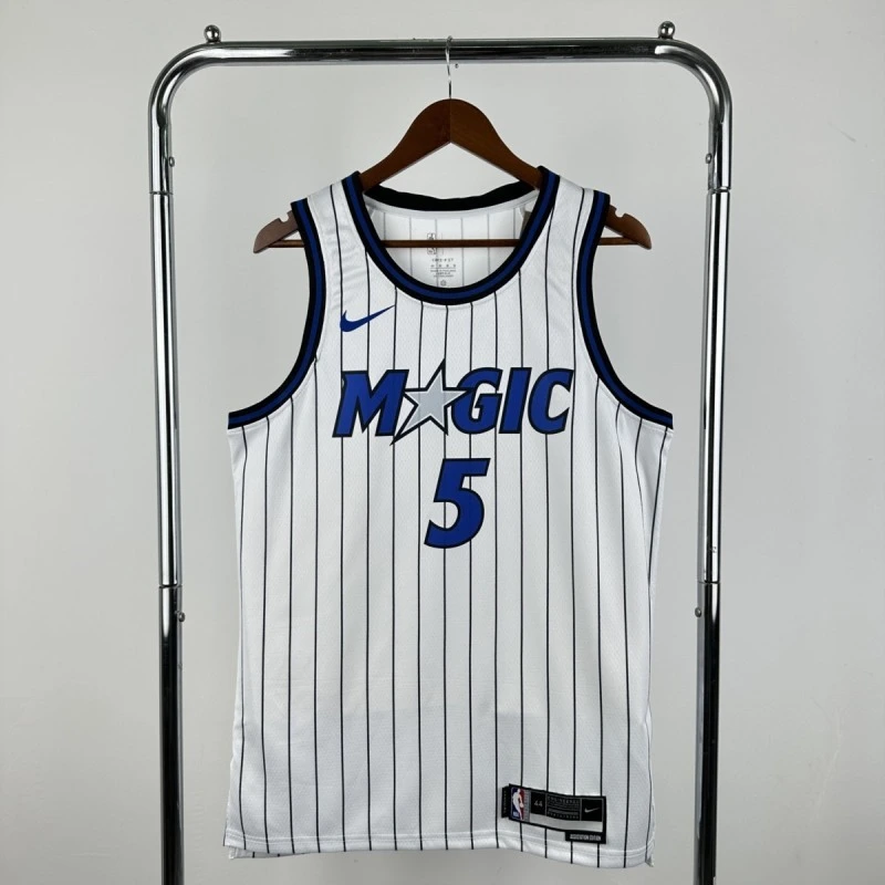 2025 NBA Orlando Magic 5 BANCHERO Basketball Jersey