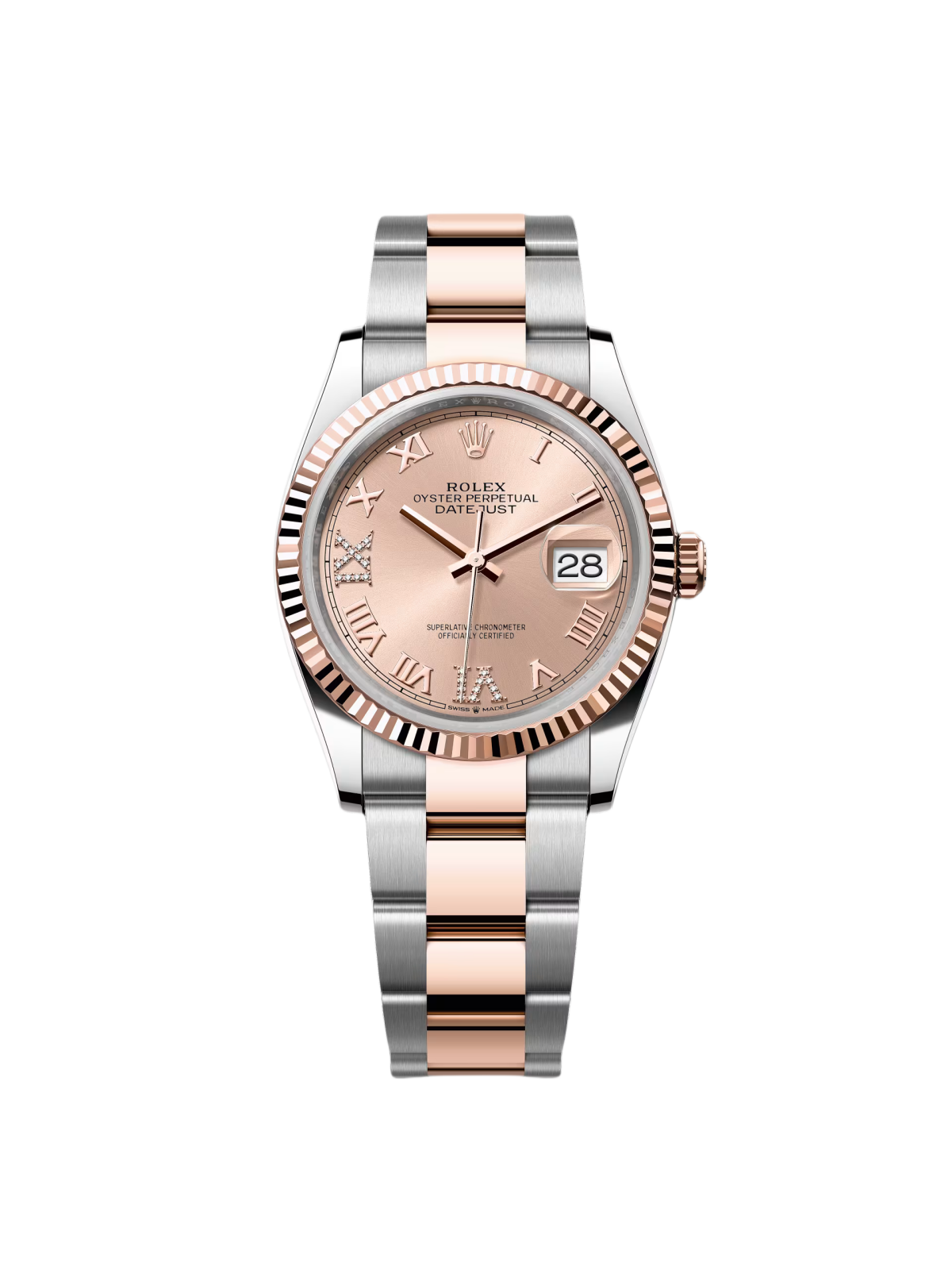 Rolex  Datejust 36mm 126231 Rose Dial Oyster Bracelet