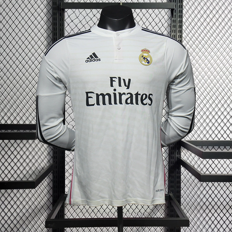 Retro Player 2014-15 Real Madrid Home Long Sleeve Football jersey retro