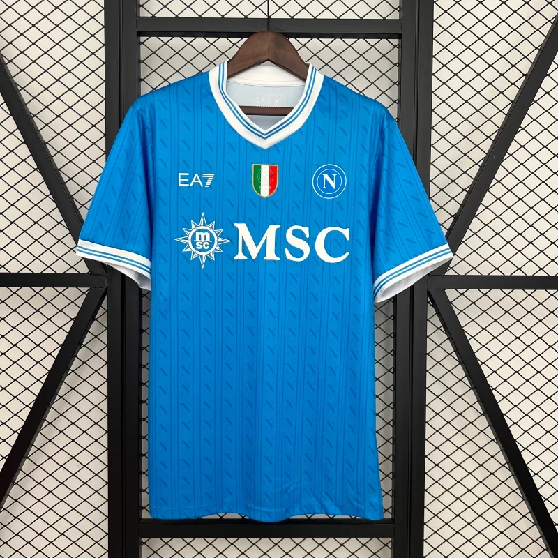 2025/2026 Serie A SSC Napoli Team Home Football Jersey
