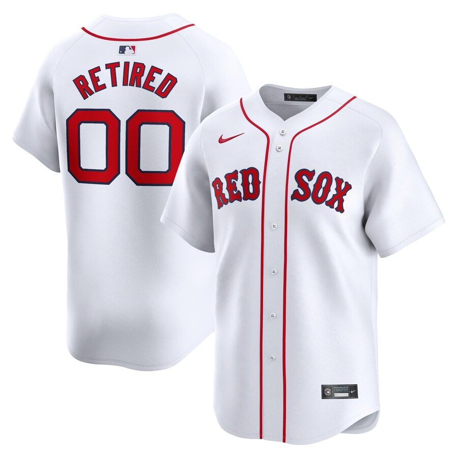 Boston Red Sox Home Limited Pick-A-Player Retired Roster Jersey White