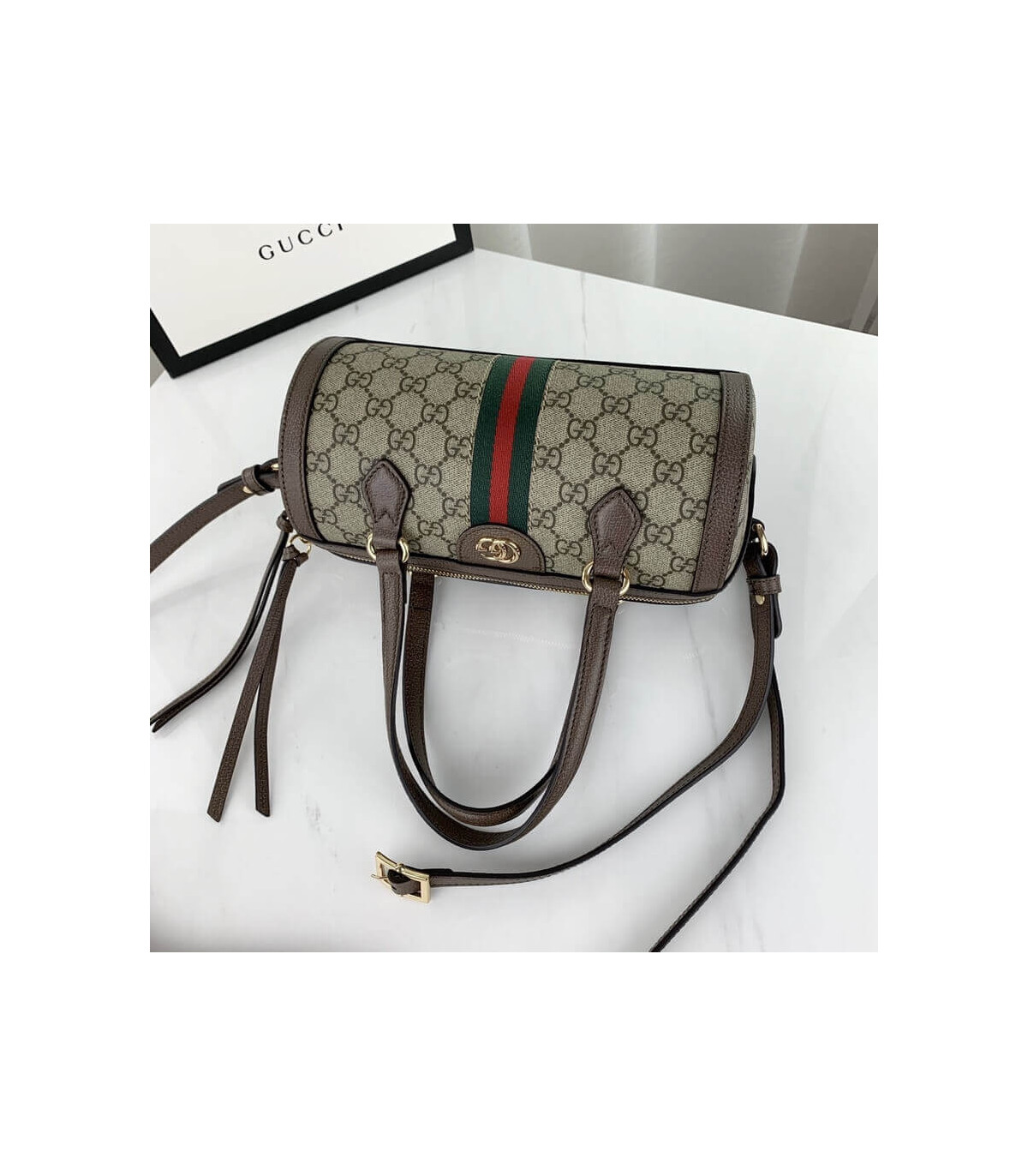 Gucci Ophidia GG Small Boston Bag