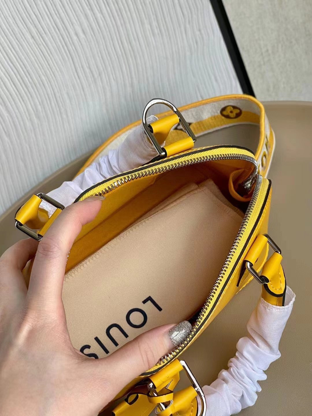 Louis Vuitton Alma Bb 23Cm Sunflower Yellow