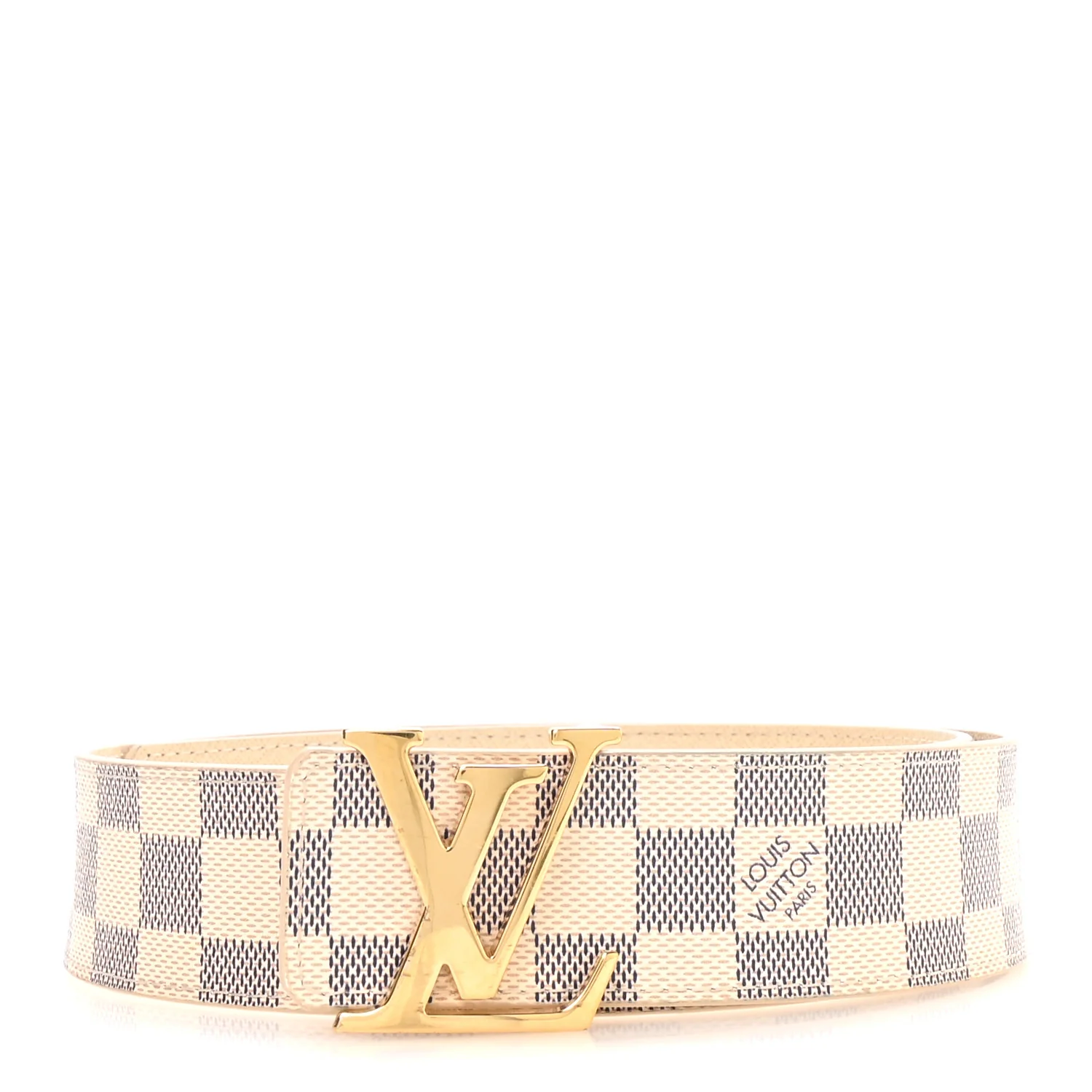 Damier Azur LV Initiales Belt 80 32