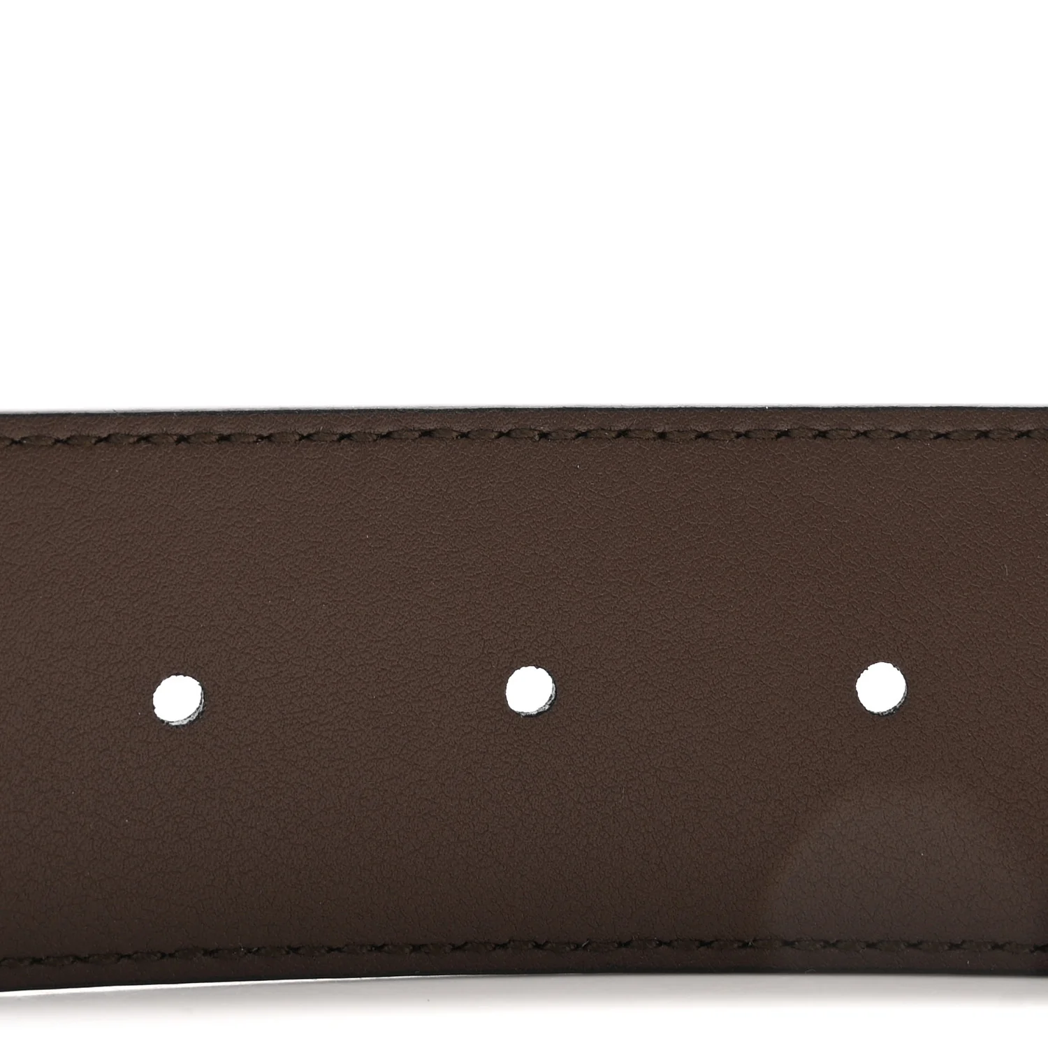 GG Supreme Monogram Matte Plutone Calfskin Double G 40mm Belt 75 30 Beige Ebony New Acero