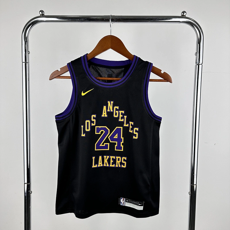 2024 NBA Lakers KIDS 24 BRYANT Basketball Jersey