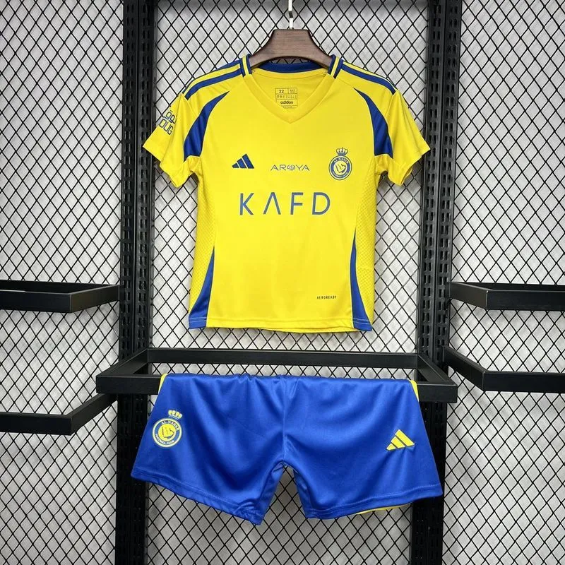 2024-25 Al Nassr Riyadh Victory Home Al-Nassr kids Football jersey
