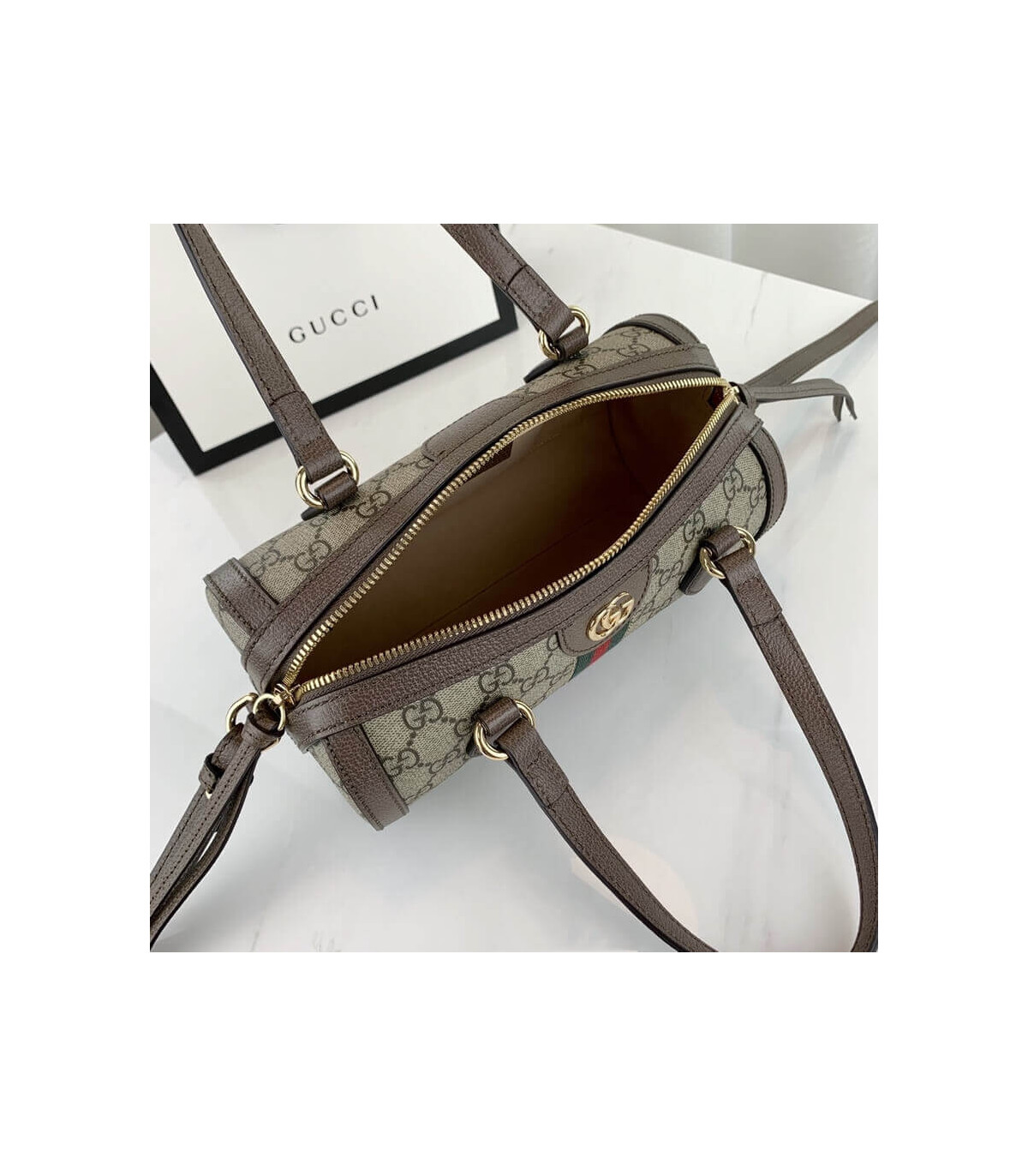 Gucci Ophidia GG Small Boston Bag