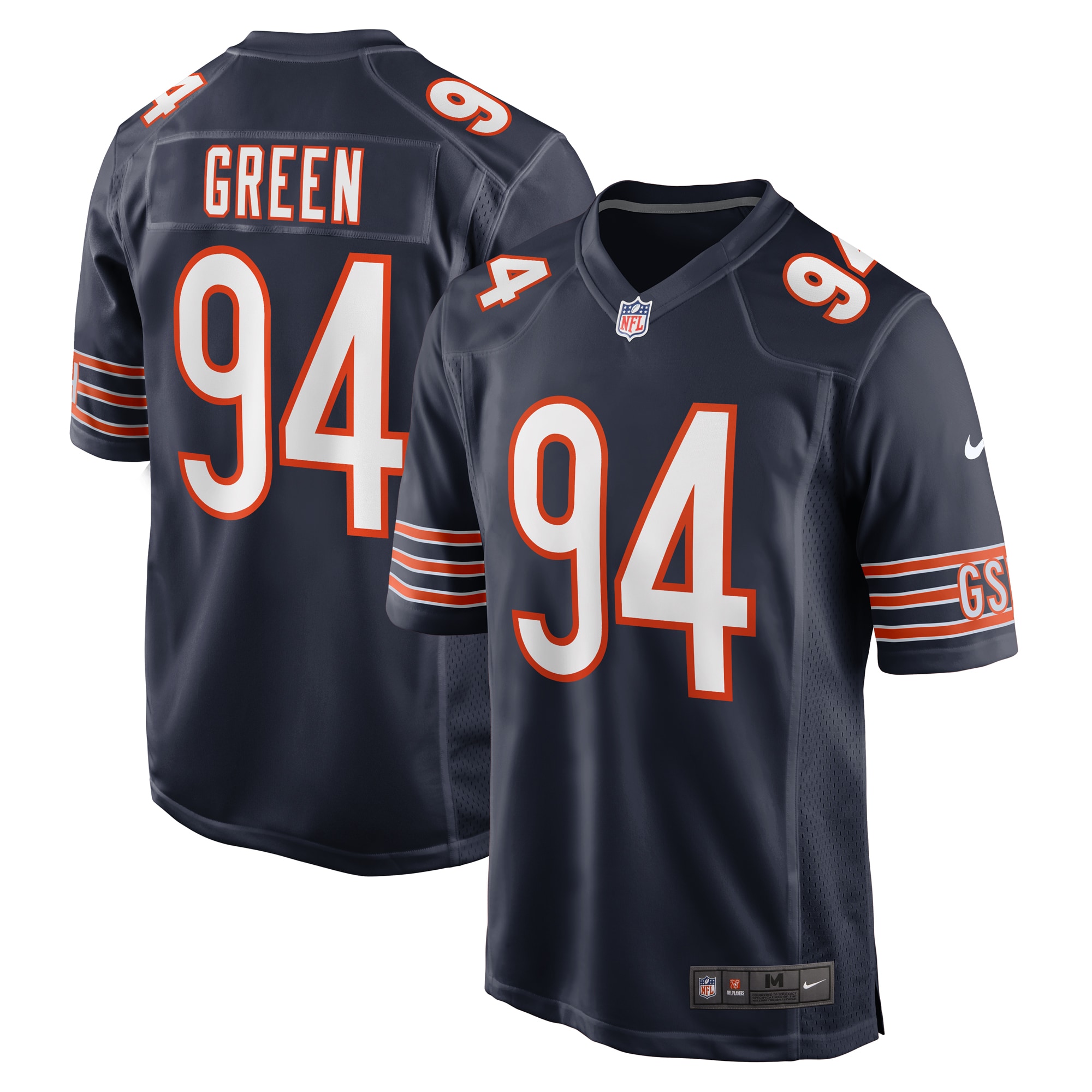 Rasheem Green Chicago Bears Nike Game Jersey - Navy