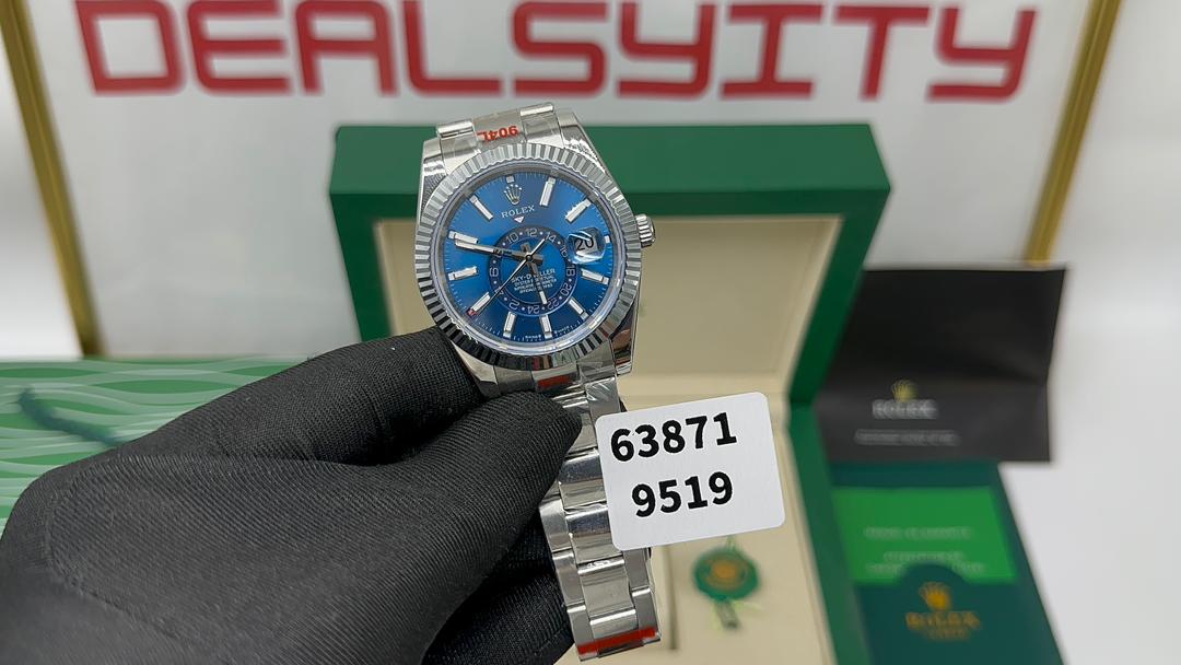 Rolex Sky-Dweller 42 mm Bright blue Dial 336934 Oyster