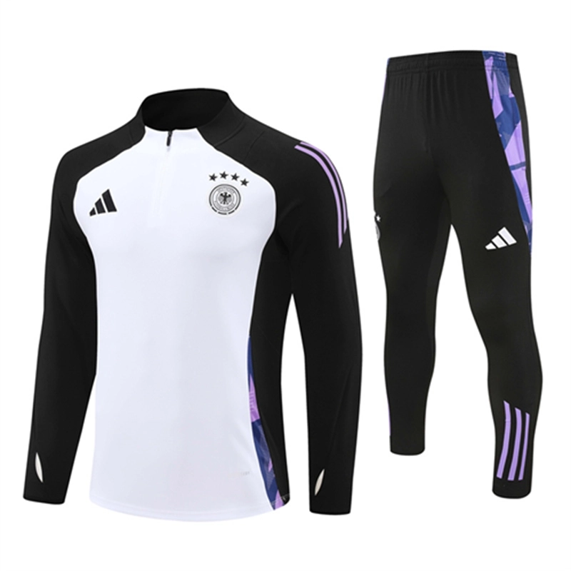 2024-25 Germany White Long Sleeve Training Suit