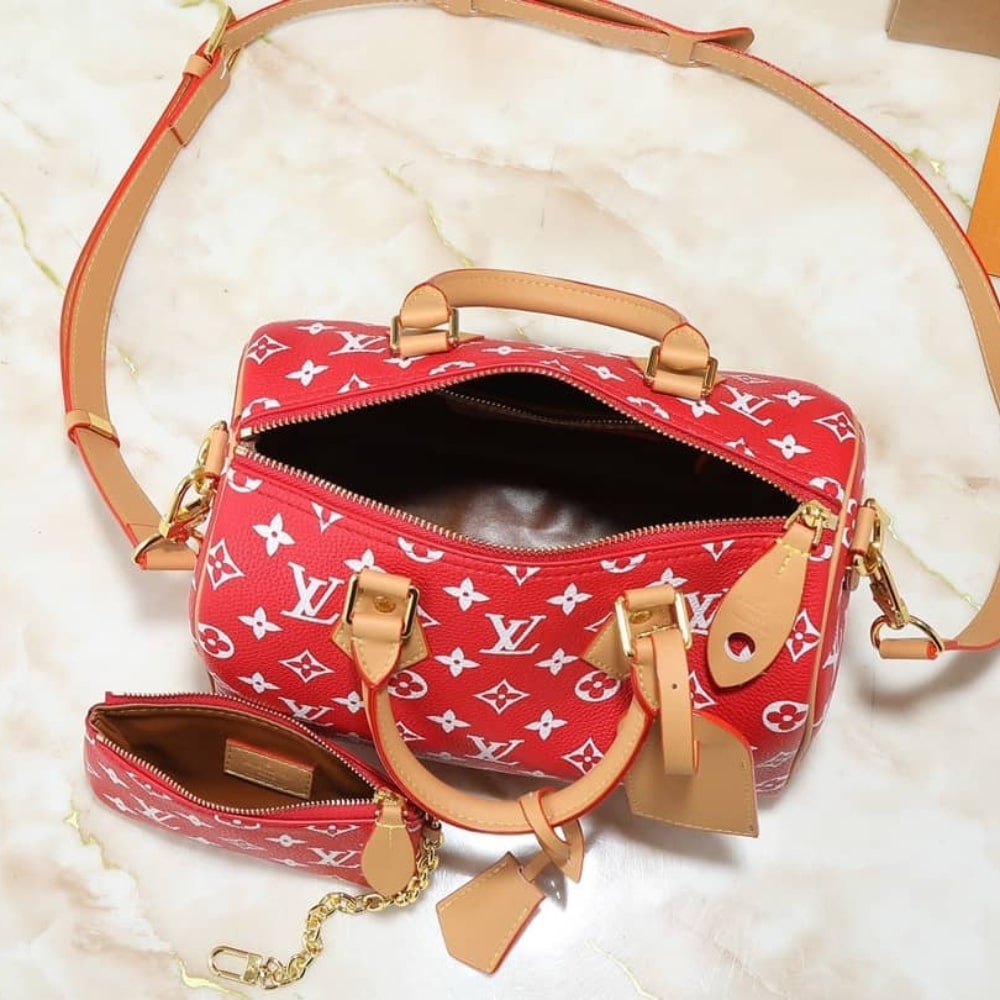 Louis Vuitton Speedy P9 Bandoulière 25 Autres Cuir Monogram Red 25Cm M24425