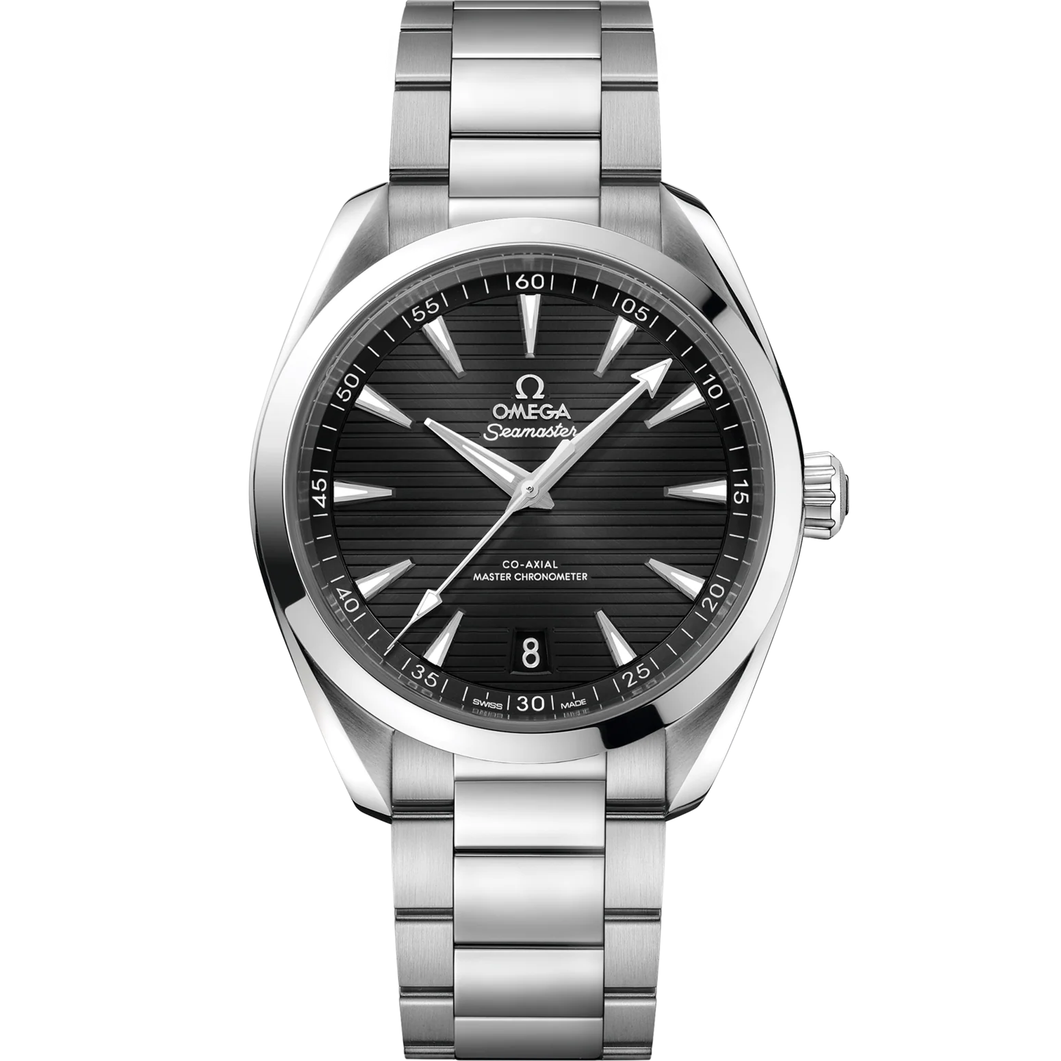 OMEGA Seamaster Aqua Terra 41mm   Black Dial Stainless Steel Bracelet 220.10.41.21.01.001