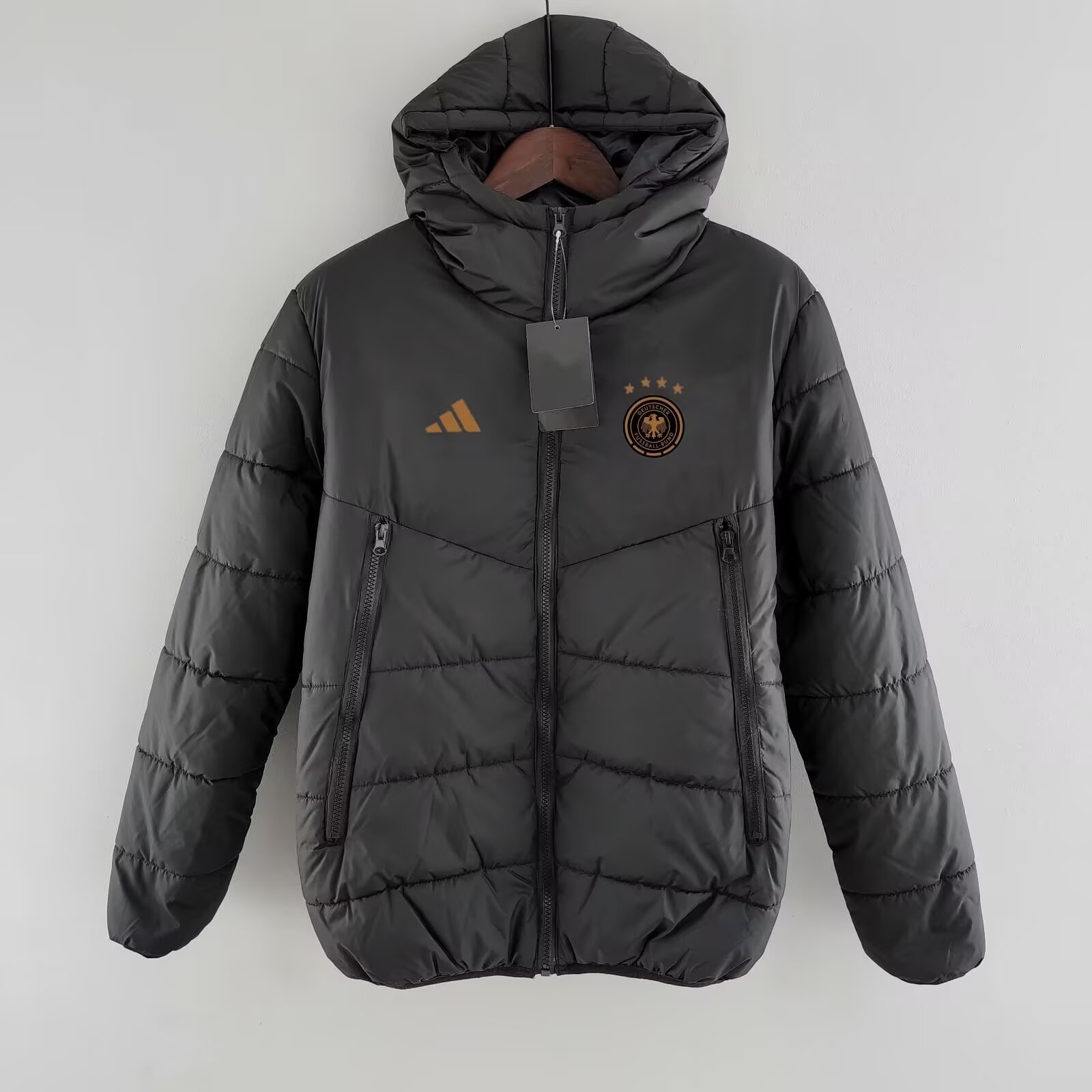 2024/2025 Bayern Munich Black Soccer Cotton jacket 1:1 Thai Quality