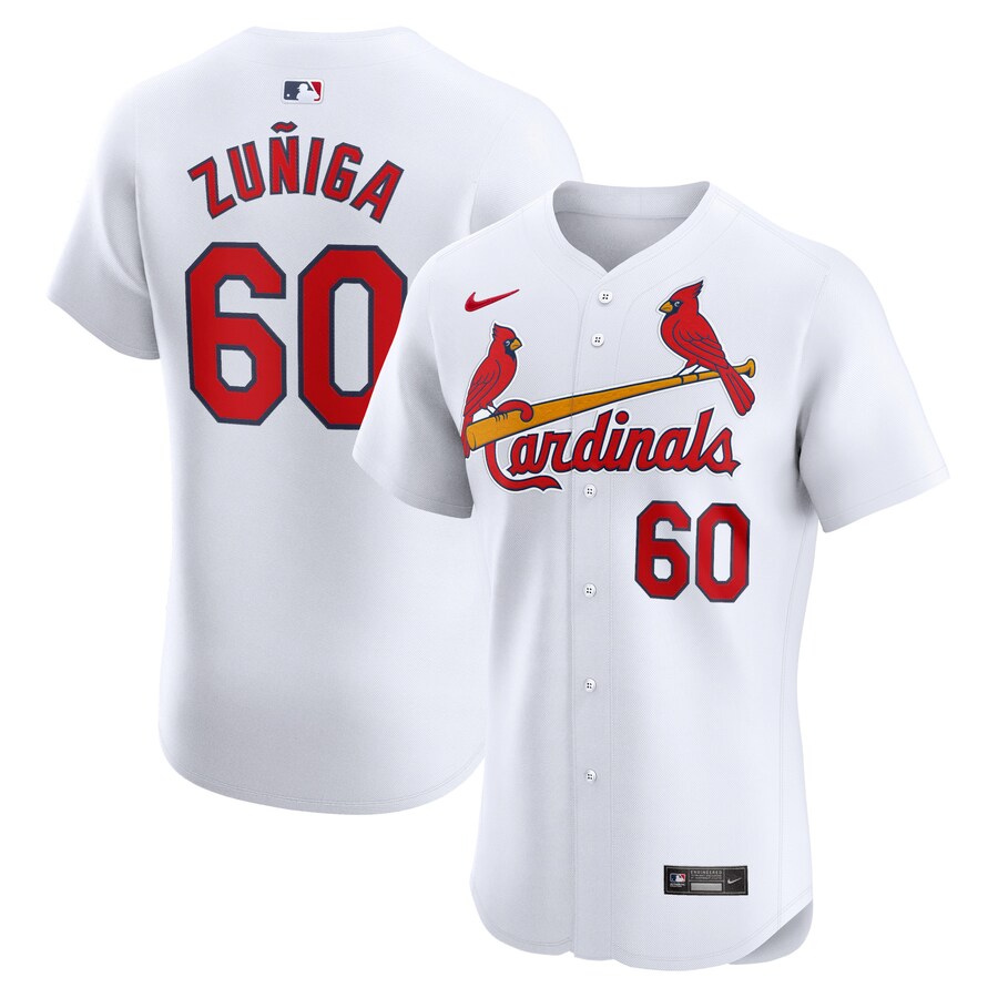 Guillermo Zuñiga St. Louis Cardinals Home Elite Player Jersey White